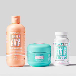 Trio revitalisant pour cheveux abîmés