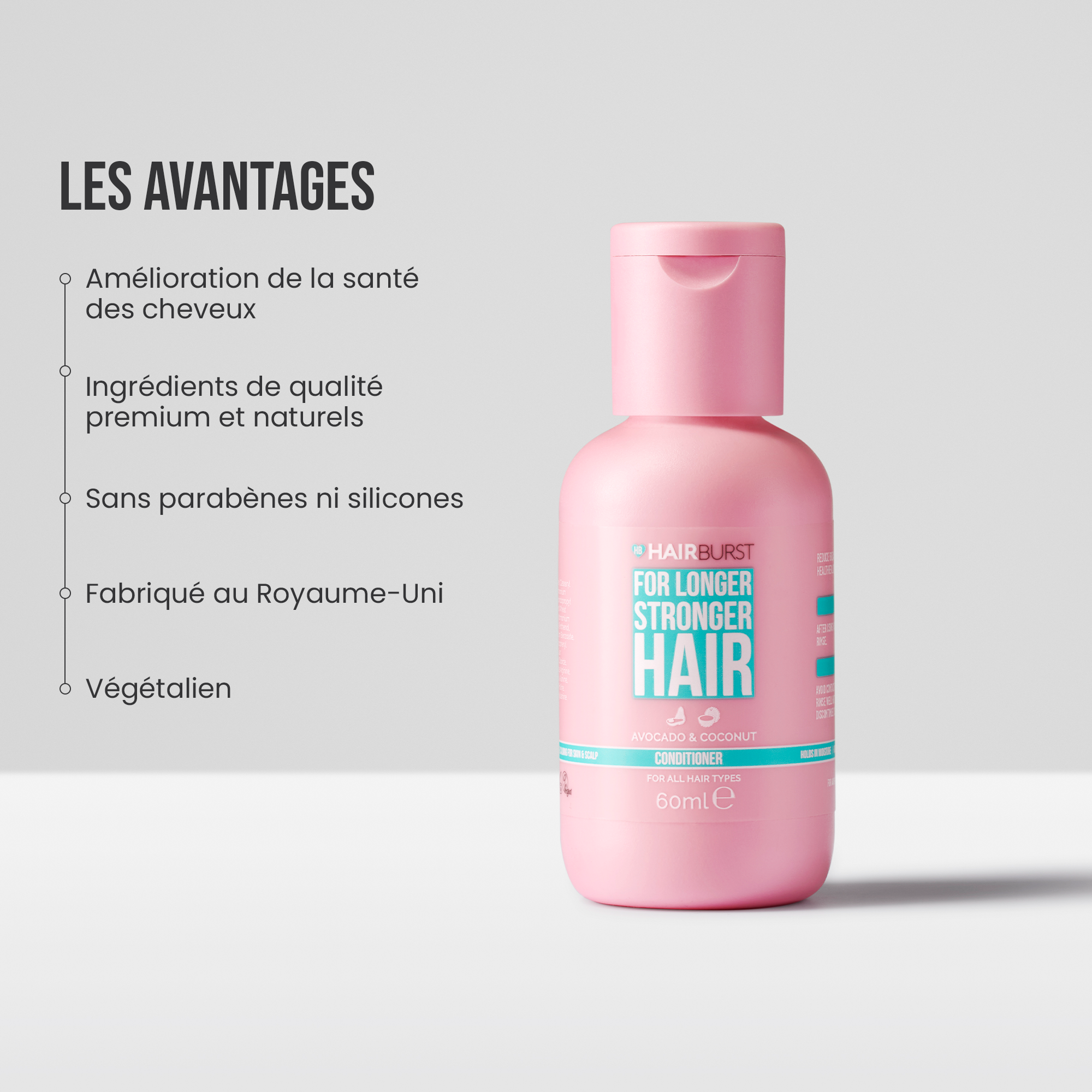 Mini Après-Shampoing pour des cheveux plus longs et plus forts