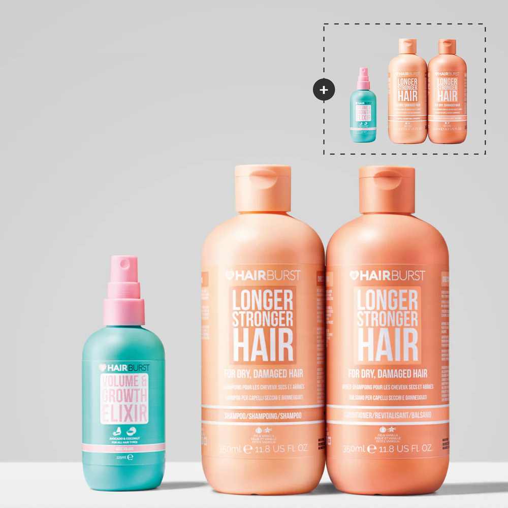 Trio cheveux plus longs et plus forts