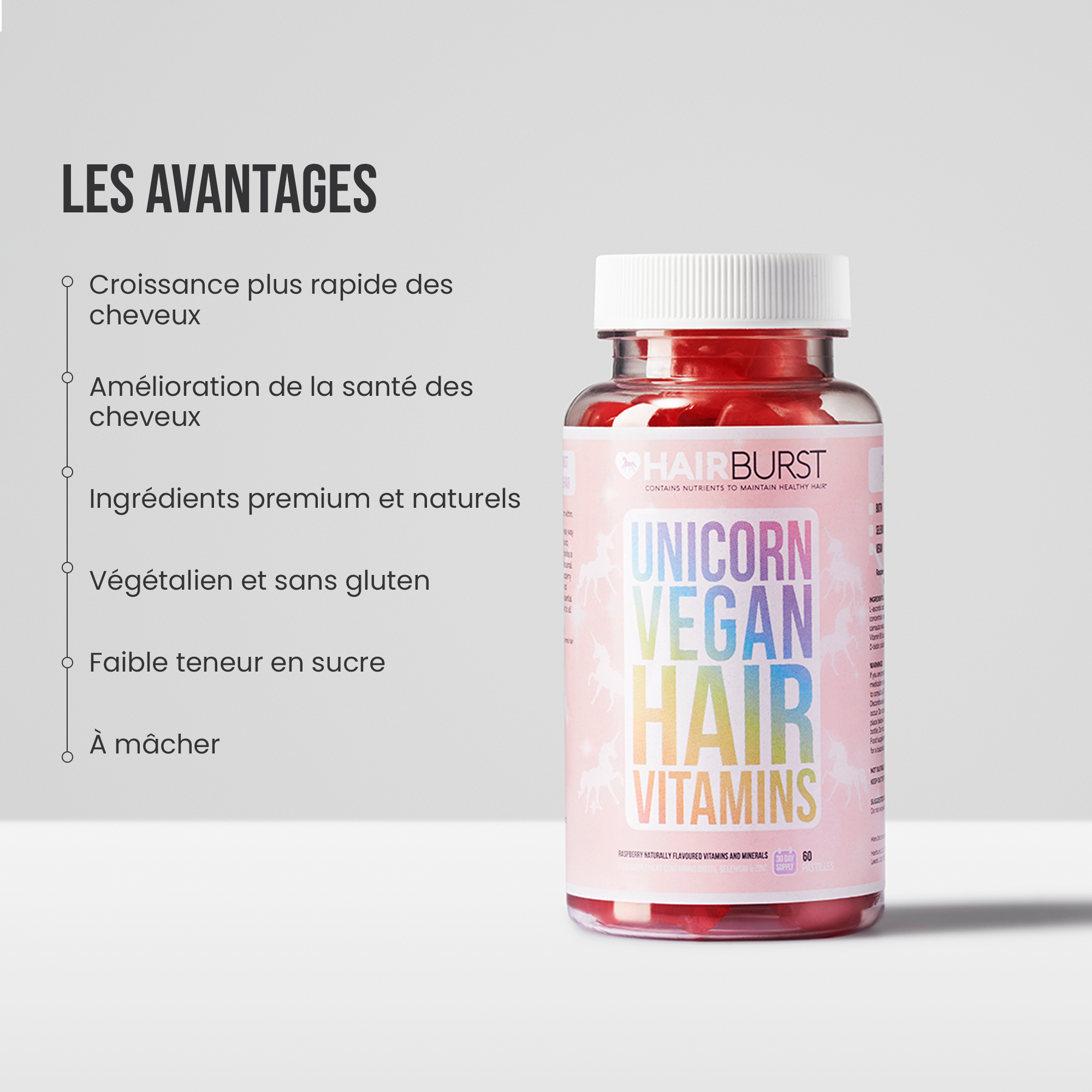 Vitamines à mâcher Véganes