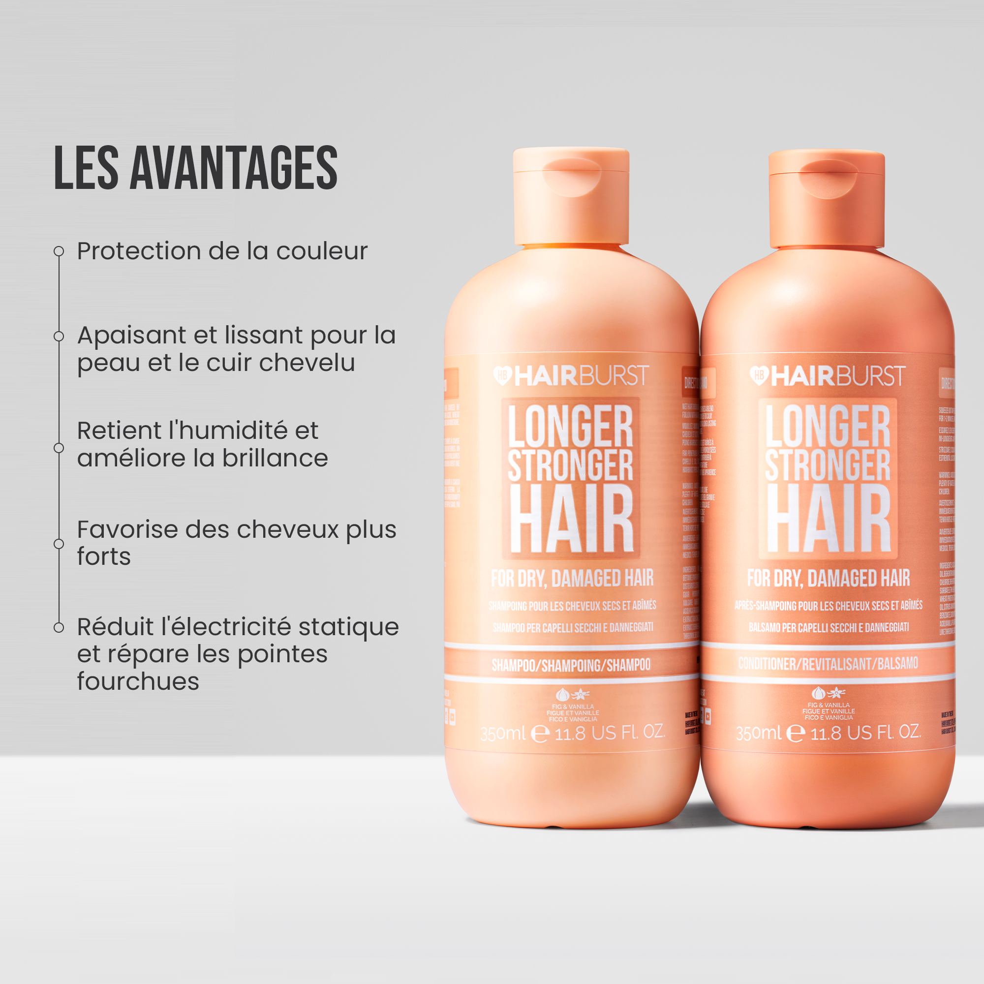 Shampoing et après-shampoing pour cheveux secs et abîmés