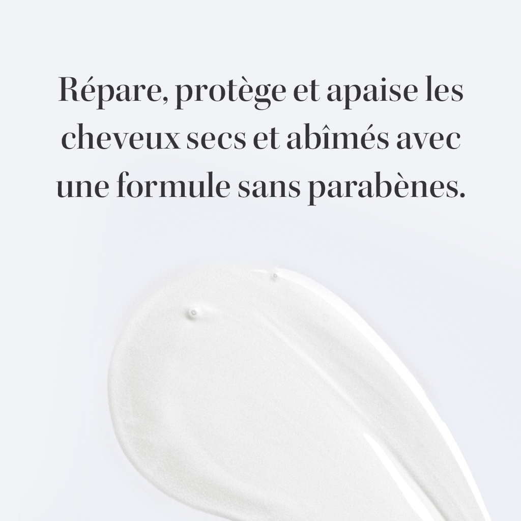 Après-shampoing pour cheveux secs et abîmés