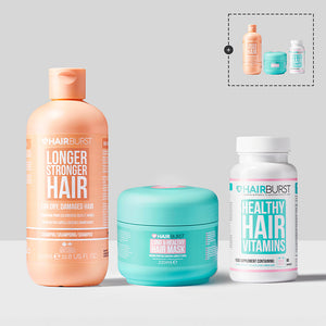 Trio revitalisant pour cheveux abîmés